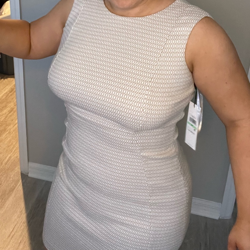 Tan/Beige Calvin Klein Dress